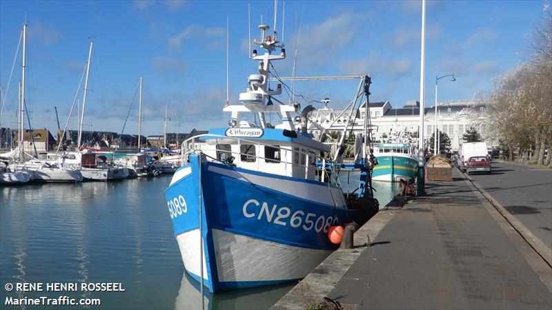 fv louragan (Fishing vessel) - IMO , MMSI 227315670, Call Sign FU8559 under the flag of France