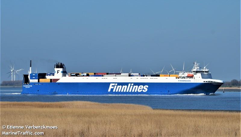 finnbreeze (Ro-Ro Cargo Ship) - IMO 9468889, MMSI 230617000, Call Sign OJOP under the flag of Finland