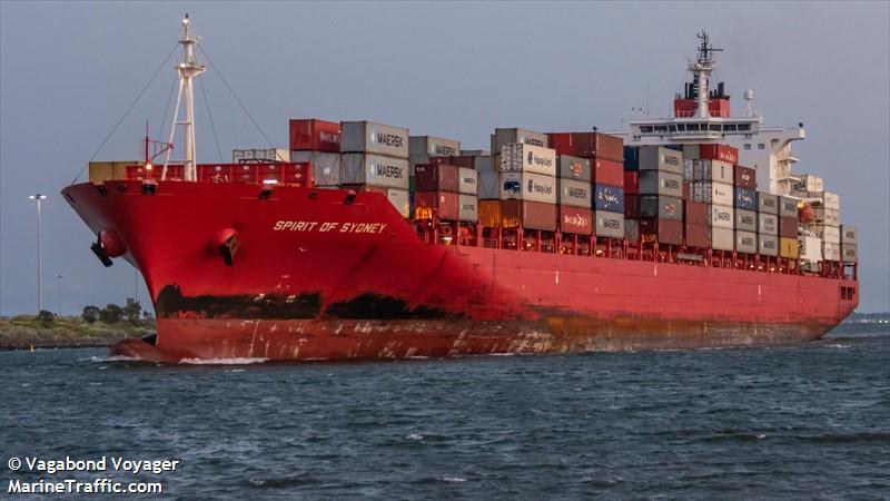 spirit of sydney (Container Ship) - IMO 9391672, MMSI 232013525, Call Sign MCMB8 under the flag of United Kingdom (UK)