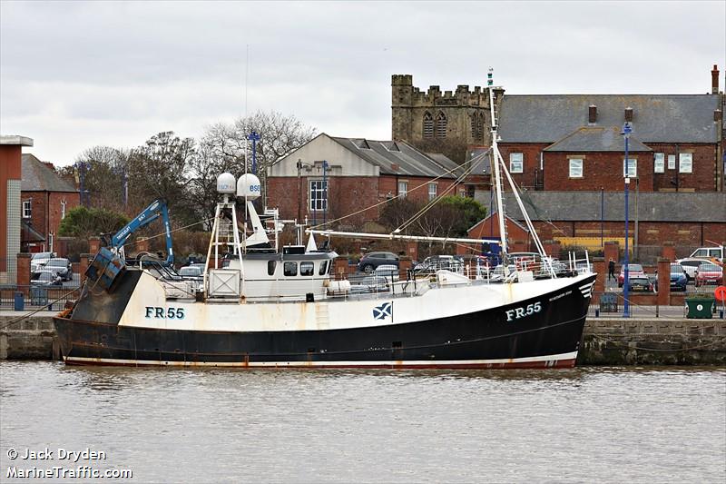 karenann fr559 (Fishing Vessel) - IMO 8020056, MMSI 235000910, Call Sign MAQD7 under the flag of United Kingdom (UK)