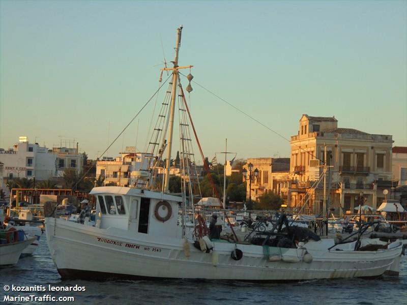 zoodohos pigi (Fishing vessel) - IMO , MMSI 237570000, Call Sign SV9614 under the flag of Greece