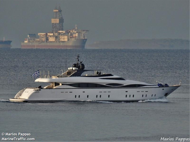 white knight (Yacht) - IMO 8568515, MMSI 240309400, Call Sign SVB2188 under the flag of Greece