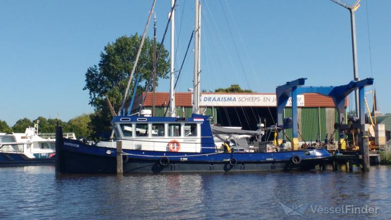 shipdock (Pleasure craft) - IMO , MMSI 244150148, Call Sign  PB7427 under the flag of Netherlands