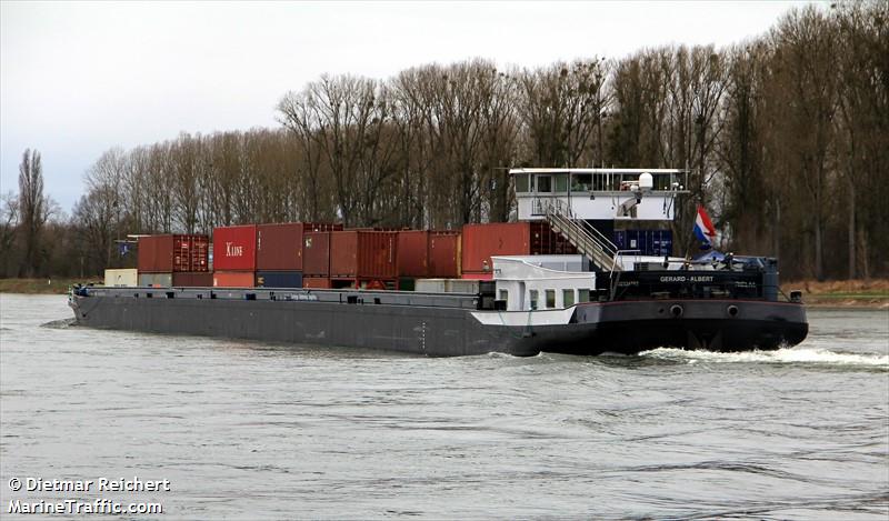 gerard albert (Cargo ship) - IMO , MMSI 244620889, Call Sign PH3526 under the flag of Netherlands