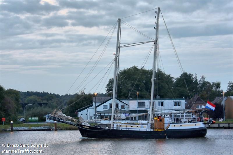 meander (Sailing vessel) - IMO , MMSI 244630128, Call Sign PD7305 under the flag of Netherlands