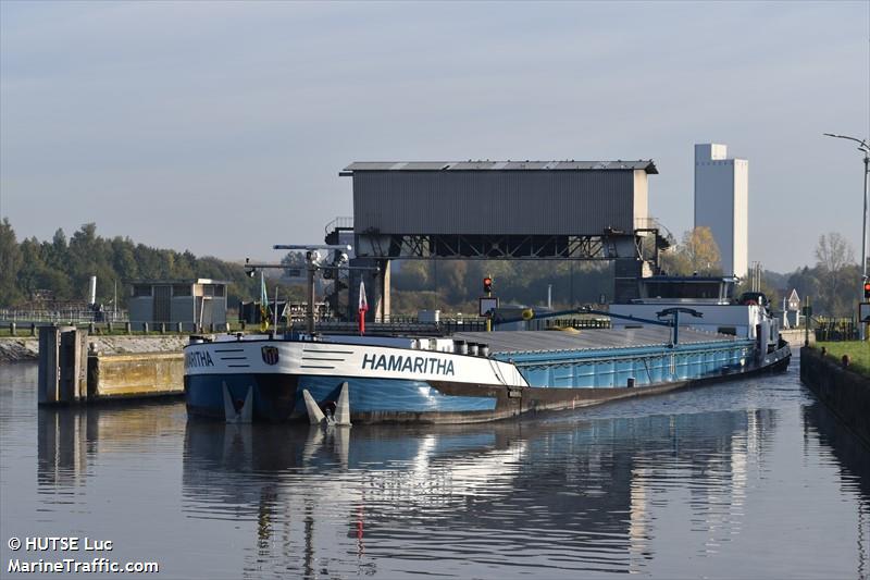 hamaritha (Cargo ship) - IMO , MMSI 244700691, Call Sign PF2437 under the flag of Netherlands