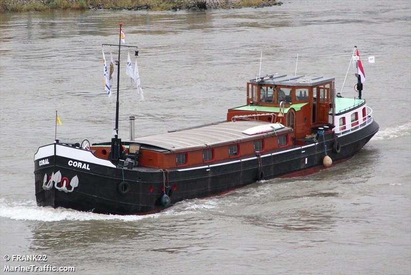 coral (Pleasure craft) - IMO , MMSI 244770498, Call Sign PB7965 under the flag of Netherlands
