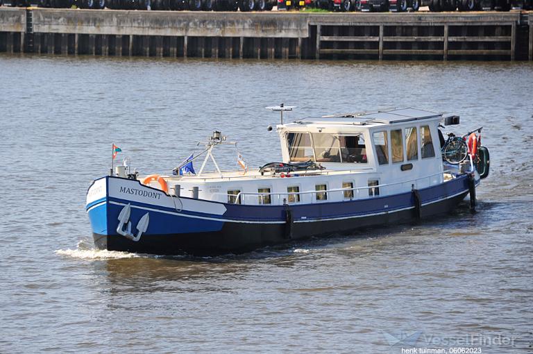 mastodont (Pleasure craft) - IMO , MMSI 244780611, Call Sign PF3497 under the flag of Netherlands