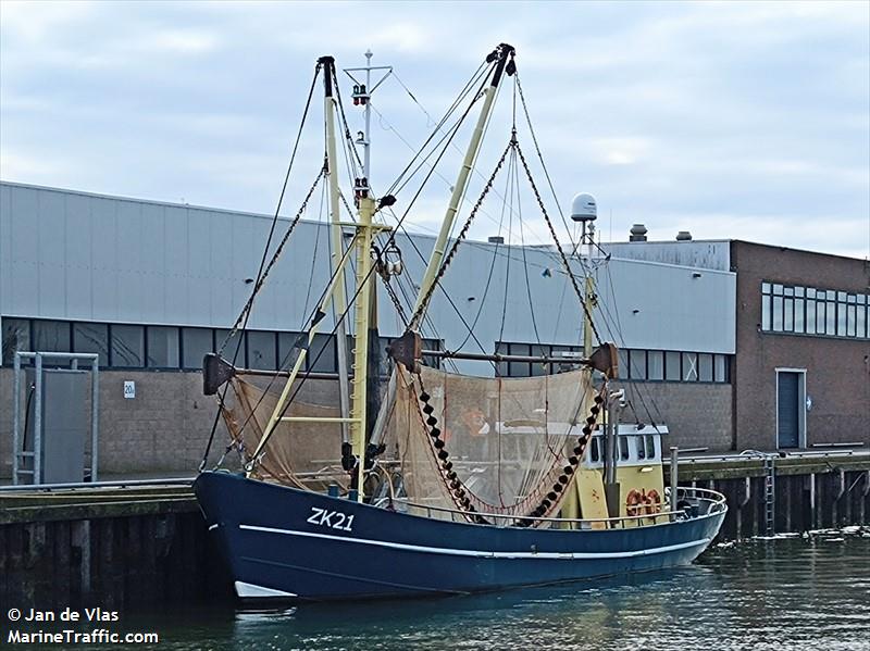 zk21 anna (Fishing Vessel) - IMO 8432572, MMSI 245436000, Call Sign PDEW under the flag of Netherlands