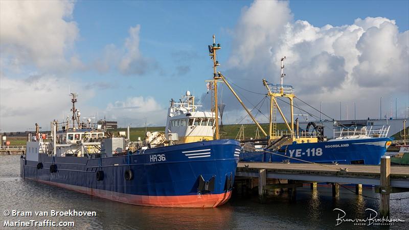 ha36 schillhorn (Fishing Vessel) - IMO 8100612, MMSI 245647000, Call Sign PHJJ under the flag of Netherlands
