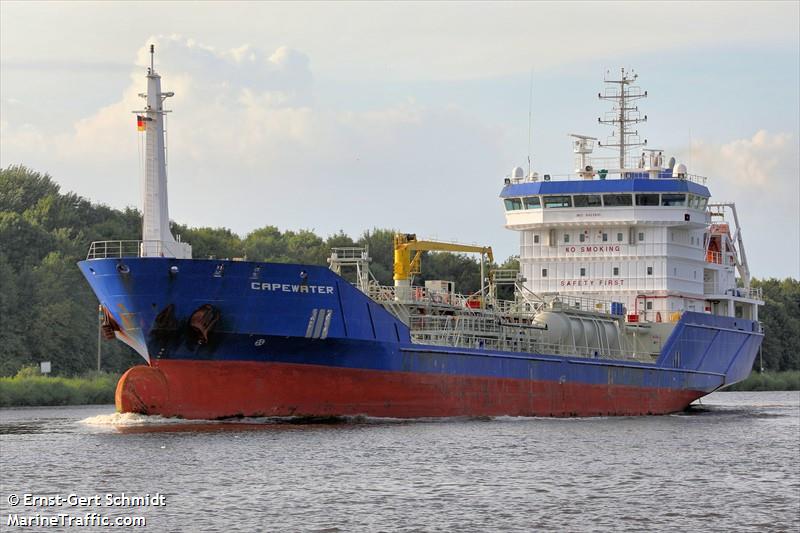 capewater (Chemical/Oil Products Tanker) - IMO 9423841, MMSI 246346000, Call Sign PBPQ under the flag of Netherlands