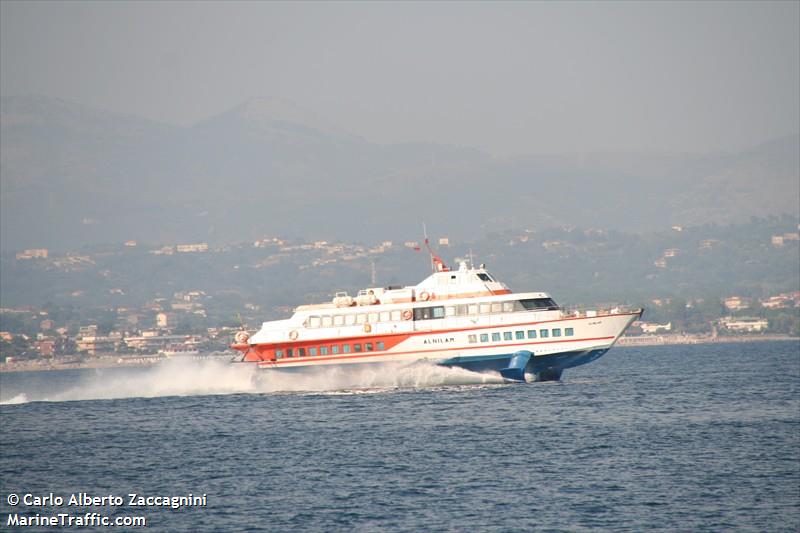 shaula (Passenger Ship) - IMO 8324971, MMSI 247153700, Call Sign IJIA under the flag of Italy