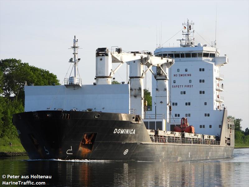 dominica (General Cargo Ship) - IMO 9232204, MMSI 255803960, Call Sign CQNQ under the flag of Madeira