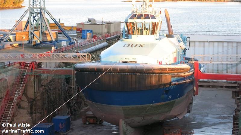 dux (Tug) - IMO 9770804, MMSI 257002660, Call Sign LEPD under the flag of Norway