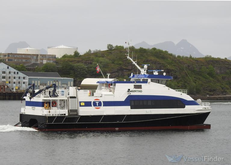 bortind (Passenger Ship) - IMO 9894167, MMSI 257101730, Call Sign LGBA under the flag of Norway