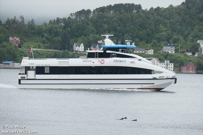 noervoey (Passenger Ship) - IMO 9802633, MMSI 259197000, Call Sign LEDO under the flag of Norway