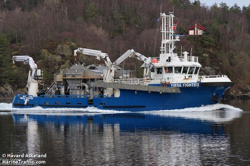 firda fighter (Offshore Support Vessel) - IMO 9816397, MMSI 259345000, Call Sign LEMV under the flag of Norway