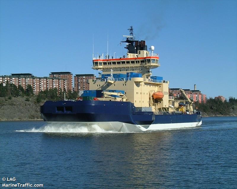 oden (Icebreaker) - IMO 8700876, MMSI 265182000, Call Sign SMLQ under the flag of Sweden