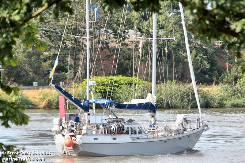 niord (Sailing vessel) - IMO , MMSI 265742940, Call Sign SE9580 under the flag of Sweden