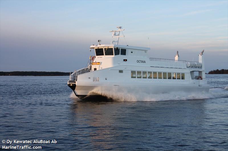 octava (Passenger ship) - IMO , MMSI 265762770, Call Sign SGLN under the flag of Sweden