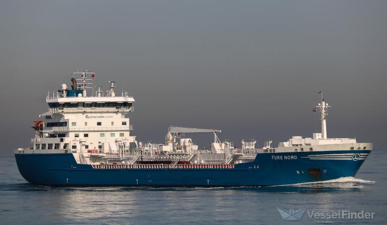 fure nord (Chemical/Oil Products Tanker) - IMO 9271884, MMSI 266120000, Call Sign SJKD under the flag of Sweden