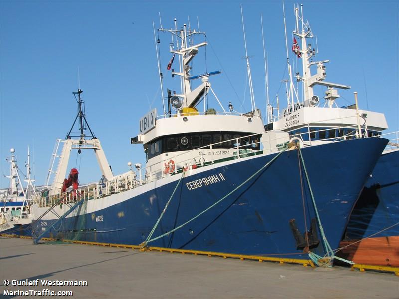 severyanin ii (Fishing Vessel) - IMO 7311824, MMSI 273448120, Call Sign UBIX under the flag of Russia
