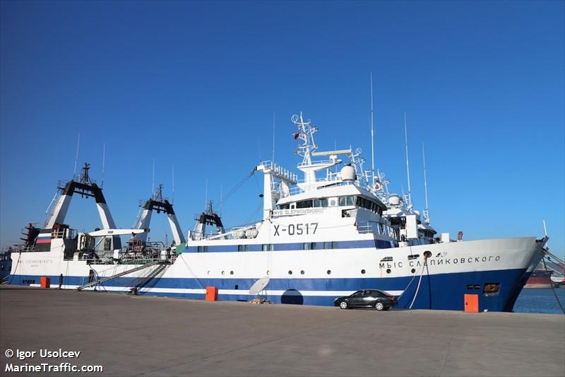 mys slepikovskogo (Fish Factory Ship) - IMO 9053347, MMSI 273897000, Call Sign UAEY under the flag of Russia