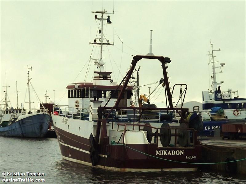 mikadon (Fishing Vessel) - IMO 8506983, MMSI 277538000, Call Sign LYAU under the flag of Lithuania