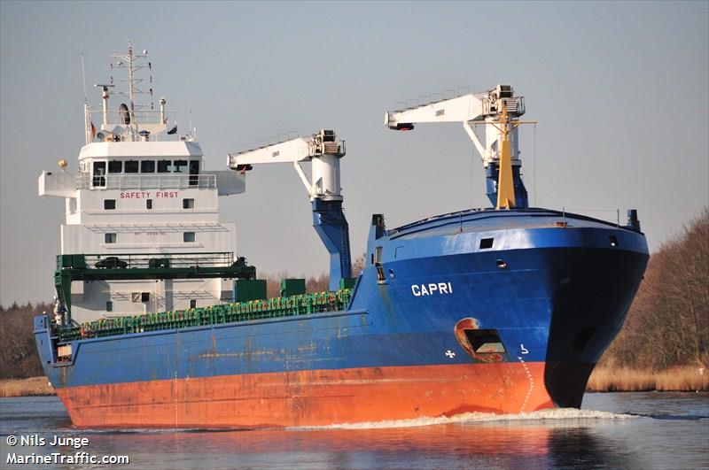 onego capri (General Cargo Ship) - IMO 9245275, MMSI 305394000, Call Sign V2ED7 under the flag of Antigua & Barbuda