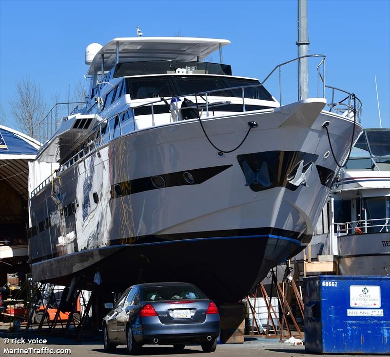 sovereign lady (Pleasure craft) - IMO , MMSI 316032784, Call Sign V7AR4 under the flag of Canada