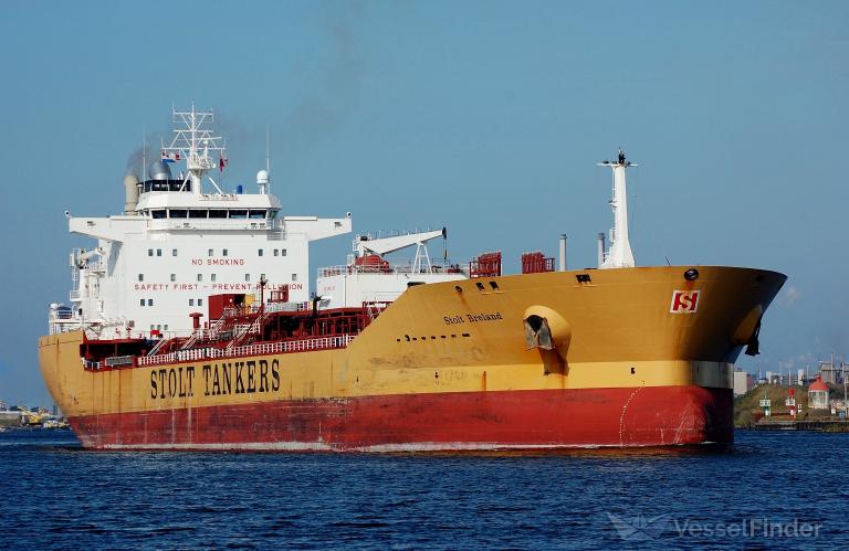 stolt breland (Chemical/Oil Products Tanker) - IMO 9414084, MMSI 319017500, Call Sign ZCXH under the flag of Cayman Islands