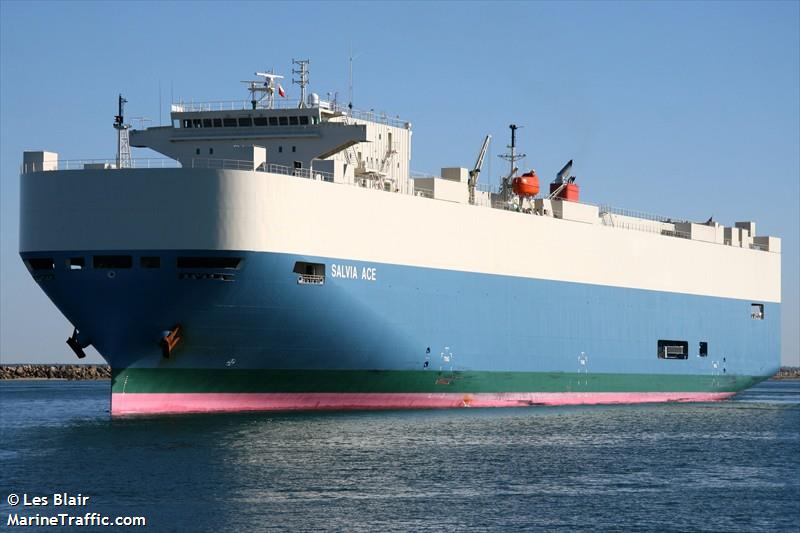 salvia ace (Vehicles Carrier) - IMO 9338876, MMSI 319904000, Call Sign ZCXR under the flag of Cayman Islands