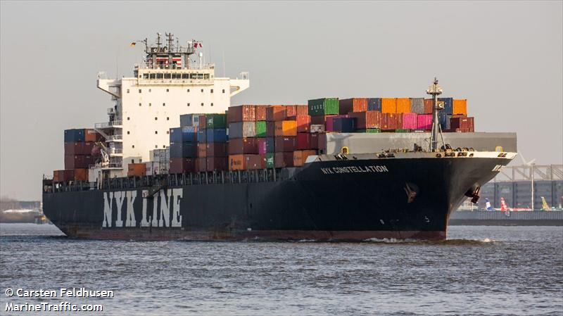 nyk constellation (Container Ship) - IMO 9337626, MMSI 355433000, Call Sign 3FCZ6 under the flag of Panama