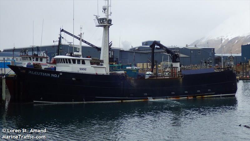 aleutian no.1 (Fishing Vessel) - IMO 7932381, MMSI 366988820, Call Sign WDI9317 under the flag of United States (USA)