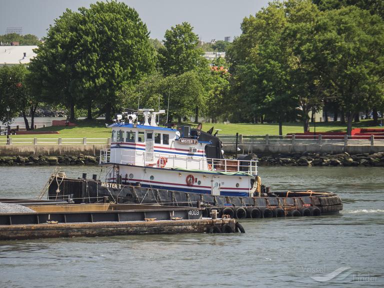 mister t (Tug) - IMO , MMSI 366993880, Call Sign WDC2491 under the flag of United States (USA)