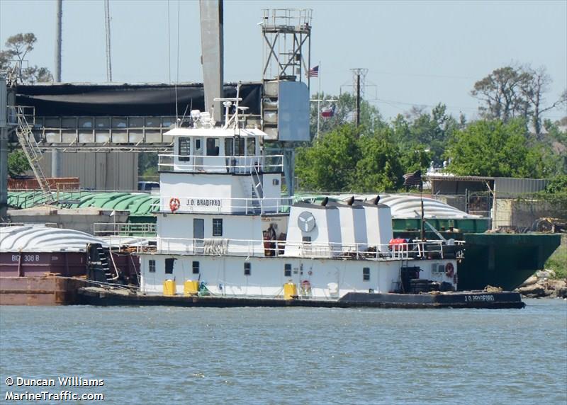j.o.bradford (Towing vessel) - IMO , MMSI 367010030, Call Sign WDC3552 under the flag of United States (USA)