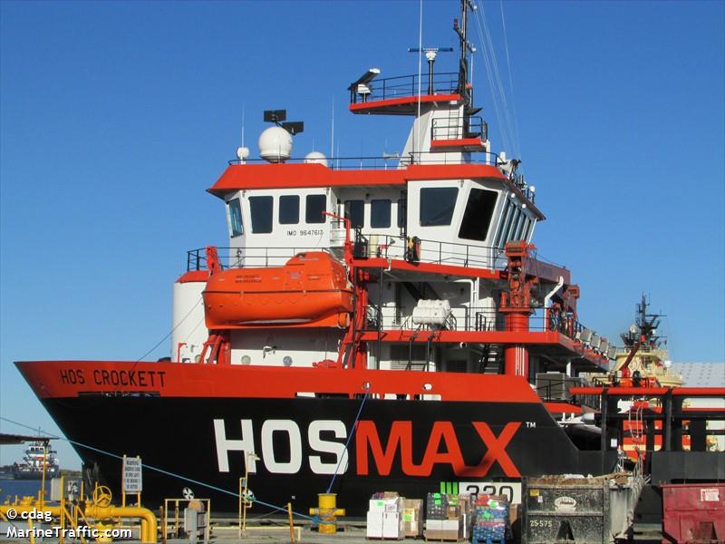 hos crockett (Offshore Tug/Supply Ship) - IMO 9647617, MMSI 367612480, Call Sign WDH3936 under the flag of United States (USA)