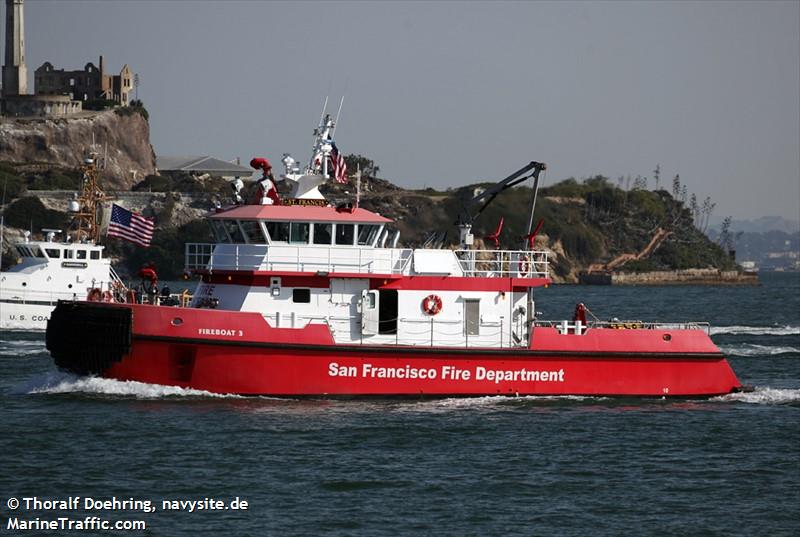 fireboat 3 (SAR) - IMO , MMSI 367733650, Call Sign WDI7931 under the flag of United States (USA)
