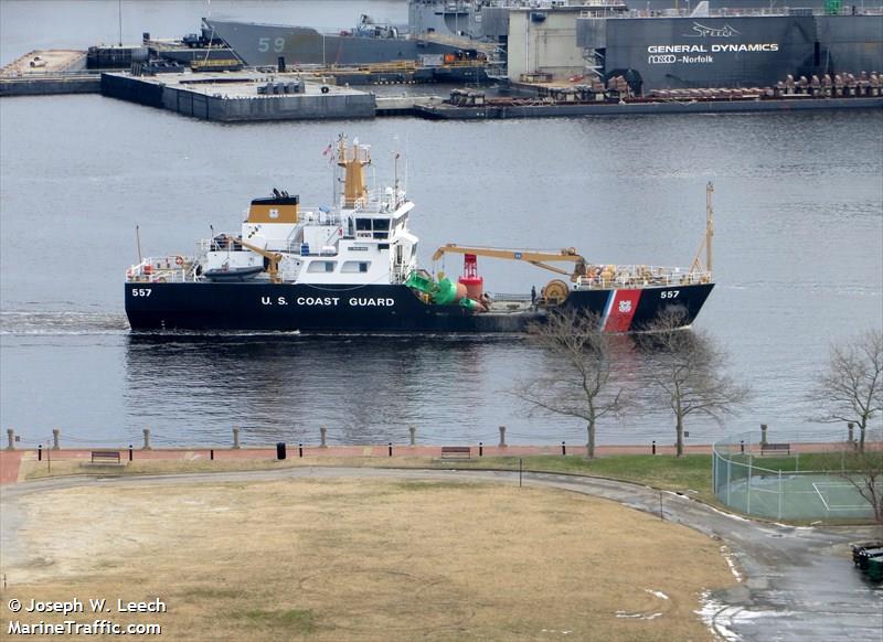 cg frank drew (Buoy/Lighthouse Vessel) - IMO 9177258, MMSI 368731000, Call Sign NKDL under the flag of United States (USA)