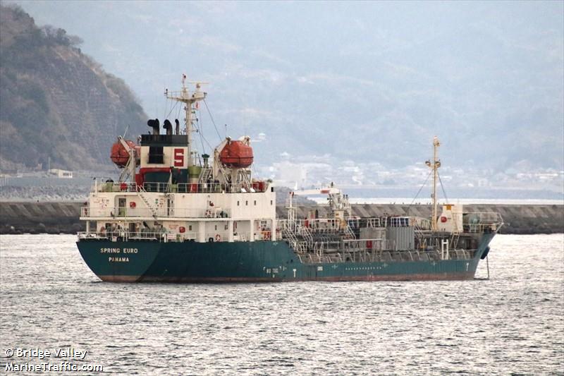 spring euro (Chemical/Oil Products Tanker) - IMO 9392896, MMSI 372786000, Call Sign 3EKP7 under the flag of Panama