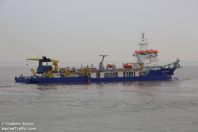 chang jiang kou 02 (Hopper Dredger) - IMO 9564918, MMSI 412379830, Call Sign BSTA under the flag of China