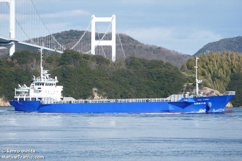 kaifukumaru no12 (Cargo ship) - IMO , MMSI 431000241, Call Sign JD2454 under the flag of Japan