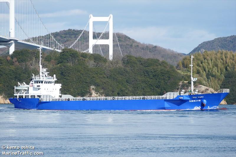kaifukumaru no12 (General Cargo Ship) - IMO , MMSI 431000241, Call Sign JD2454 under the flag of Japan