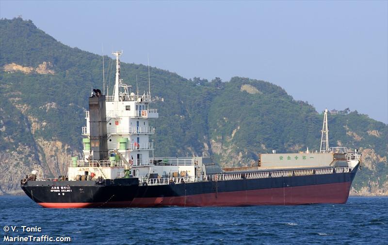 spring delini 12 (Pusher Tug) - IMO 8967187, MMSI 440412220, Call Sign 126826 under the flag of Korea