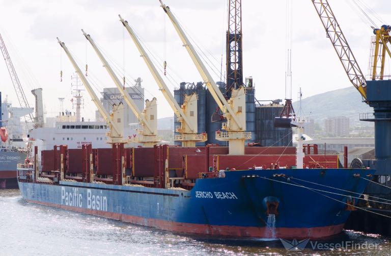 jericho beach (Bulk Carrier) - IMO 9610705, MMSI 477519900, Call Sign VRMQ5 under the flag of Hong Kong