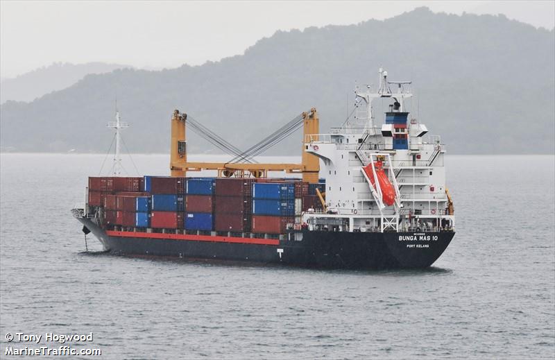 tanto tangguh (Container Ship) - IMO 9169665, MMSI 525013022, Call Sign POSW under the flag of Indonesia