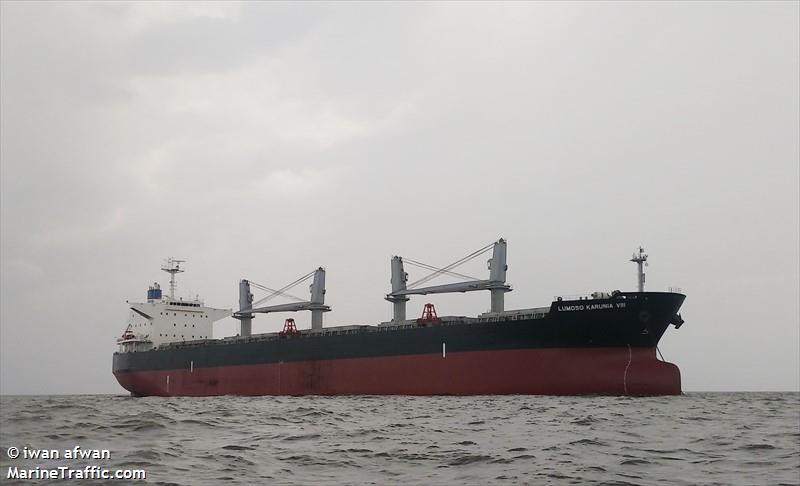 lumoso karunia viii (Bulk Carrier) - IMO 9478925, MMSI 525113011, Call Sign YCDS2 under the flag of Indonesia