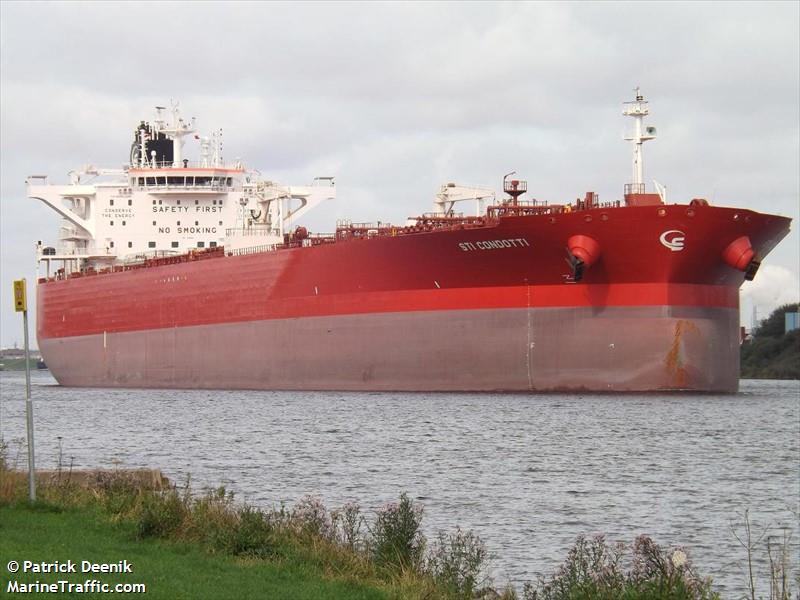 sti condotti (Crude Oil Tanker) - IMO 9690810, MMSI 538005388, Call Sign V7DJ2 under the flag of Marshall Islands