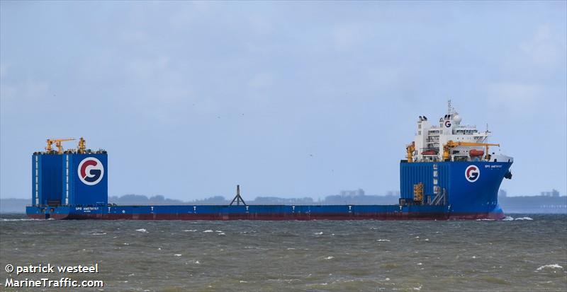 gpo amethyst (Heavy Load Carrier) - IMO 9760433, MMSI 538007705, Call Sign V7KH5 under the flag of Marshall Islands