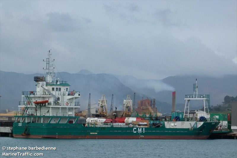isan (Landing Craft) - IMO 9674945, MMSI 540012200, Call Sign FIIL under the flag of New Caledonia